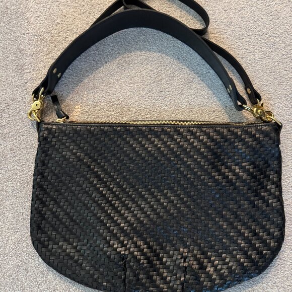 Clare V. Moyen Messenger Black Zig Zag - Picture 7 of 7